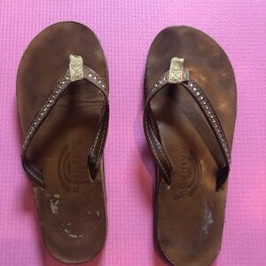 Rainbow Swarovski Sandals